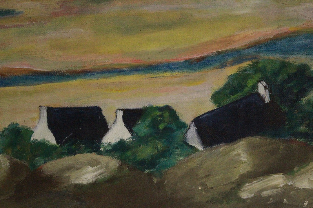 970_quadro_dipinto_olio_tela_paesaggio_mare_spiaggia_firmato_firma_Francese_FRA_2