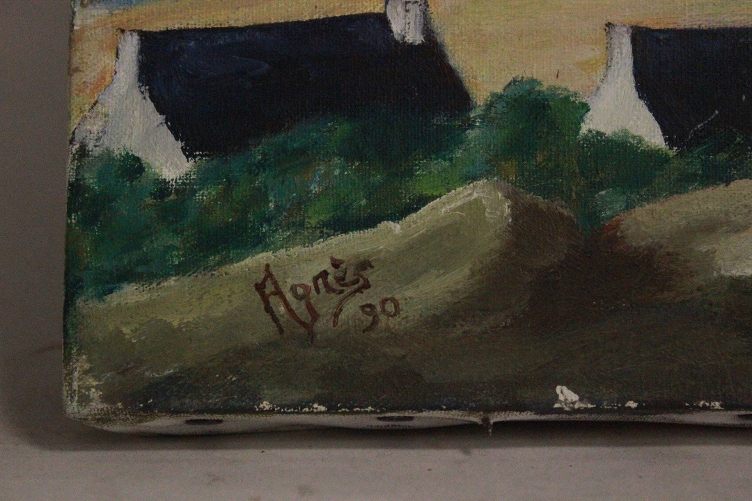 970_quadro_dipinto_olio_tela_paesaggio_mare_spiaggia_firmato_firma_Francese_FRA_3
