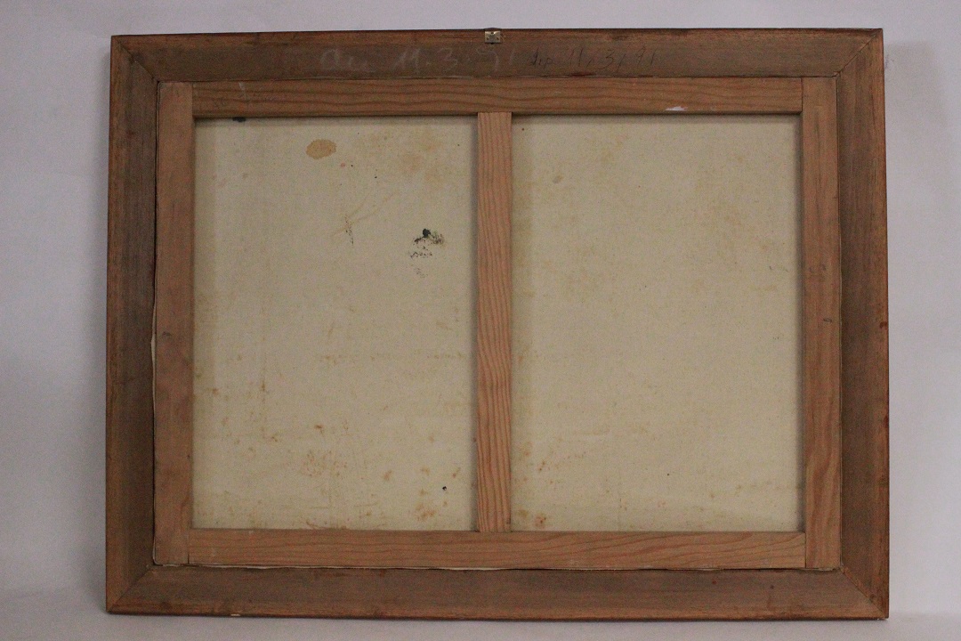 977_quadro_cornice_olio_su_tela_porto_pescatori_barche_paesaggio_firma_firmato_italiano_Italia_seconda_metà_Novecento_ITA_12