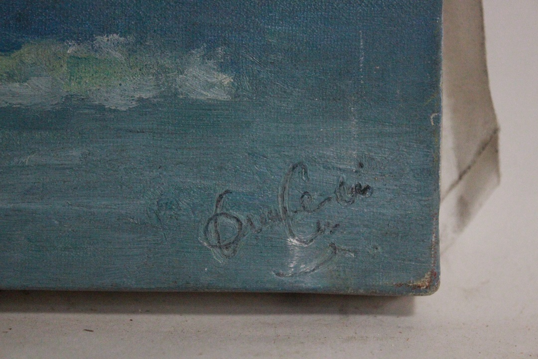 978_quadro_dipinto_olio_tela_mulino_vento_paesaggio_firma_firmato_provenienza_Francese_FRA_1