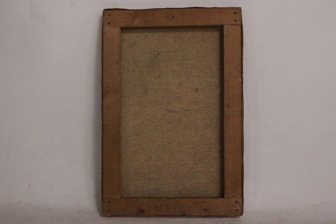 990_quadro_dipinto_olio_tela_ritratto_maschera_mimo_triste_autore_ignoto_provenienza_Francese_FRA_4