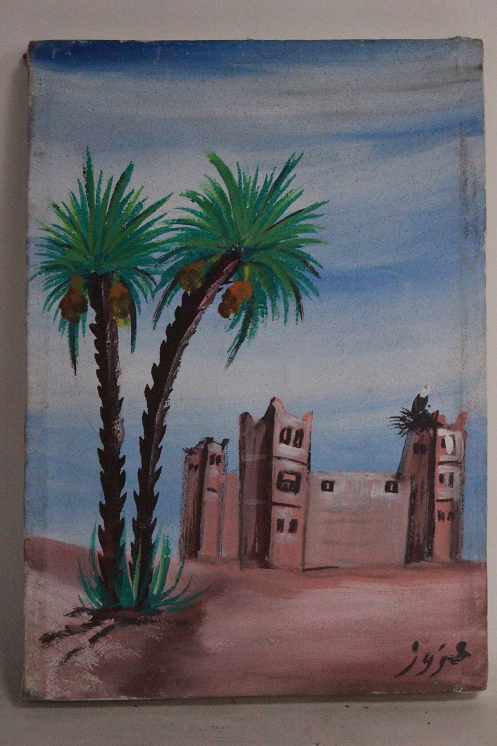 992_quadro_dipinto_olio_tela_oasi_palazzo_rosa_autore_ignoto_Francese_FRA_0