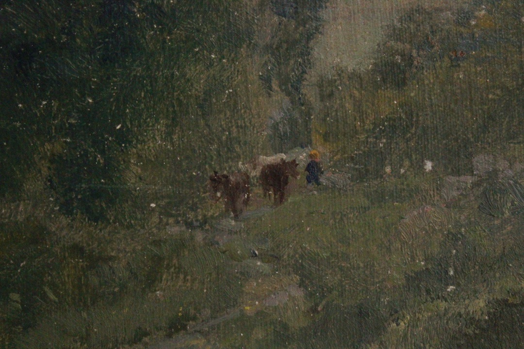 994_quadro_dipinto_olio_su_cartone_telato_paesaggio_foresta_firma_firmato_provenienza_Francese_FRA_3