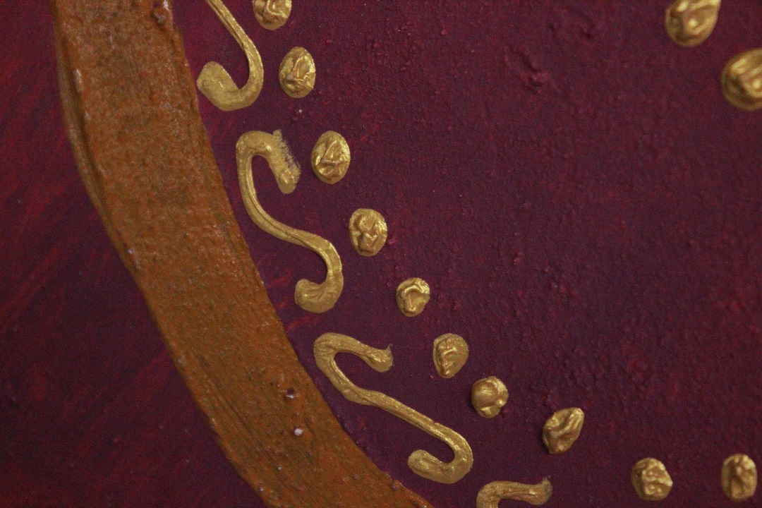 996_quadro_dipinto_olio_su_tela_mandala_rosa_firma_firmato_provenienza_Francese_FRA_5