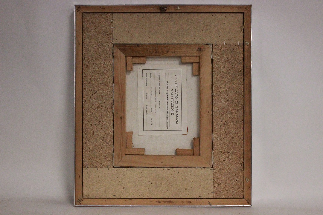 1002_quadro_dipinto_olio_tela_cornice_metallo_paesaggio_autore_firma_firmato_Kocovic_garanzia_Francese_FRA_8