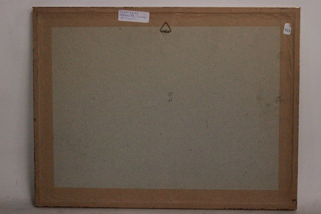 1008_quadro_dipinto_acquarello_paesaggio_ponte_campagna_provenienza_firma_firmato_Francese_FRA_6
