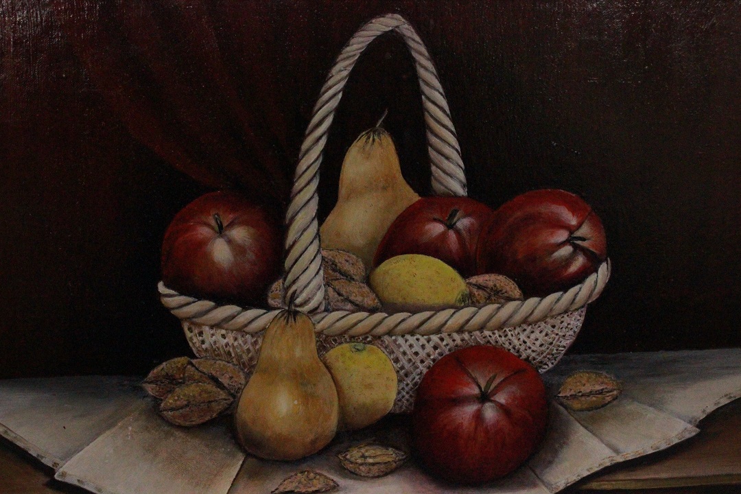 1014_quadro_dipinto_olio_tela_natura_morta_autore_firma_firmato_Francese_FRA_1