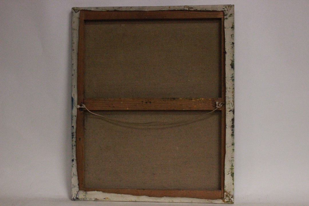 1018_quadro_dipinto_olio_tela_alberi_astratti_firmato_firma_poco_leggibile_Francese_FRA_7