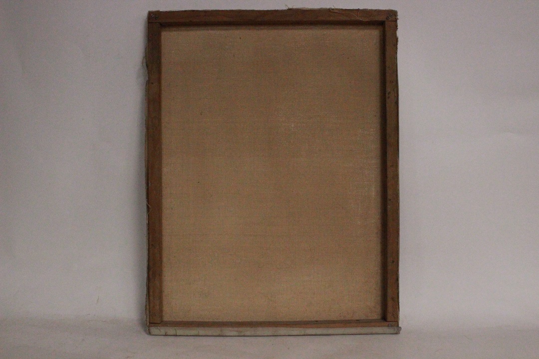 1036_olio_su_tela_ponte_paesaggio_montagna_montano_firma_firmato_sigla_seconda_metà_Novecento_francese_Francia_FRA_6