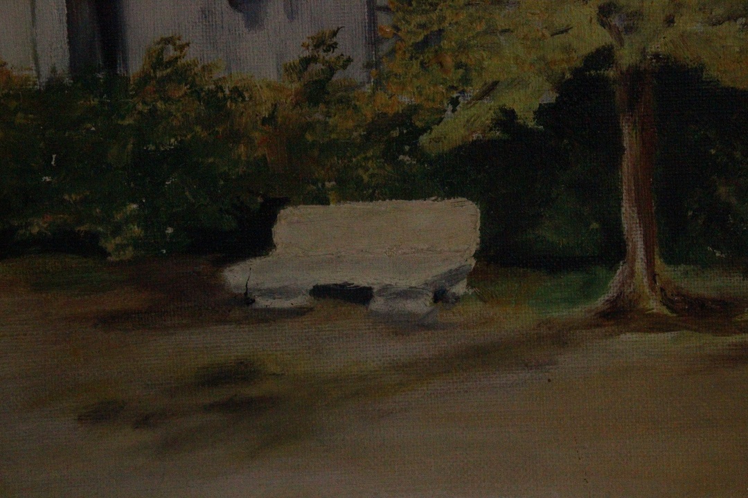 1040_olio_su_tela_paesaggio_città_chiesa_firma_firmato_seconda_metà_Novecento_francese_Francia_FRA_4
