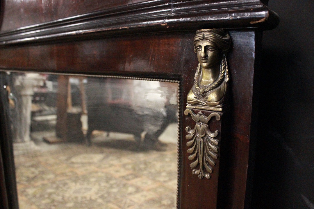 805_specchiera_specchio_specchi_due_2_retoru_d'egypte_style_legno_scuro_prima_metà_Novecento_francese_Francia_FRA_8
