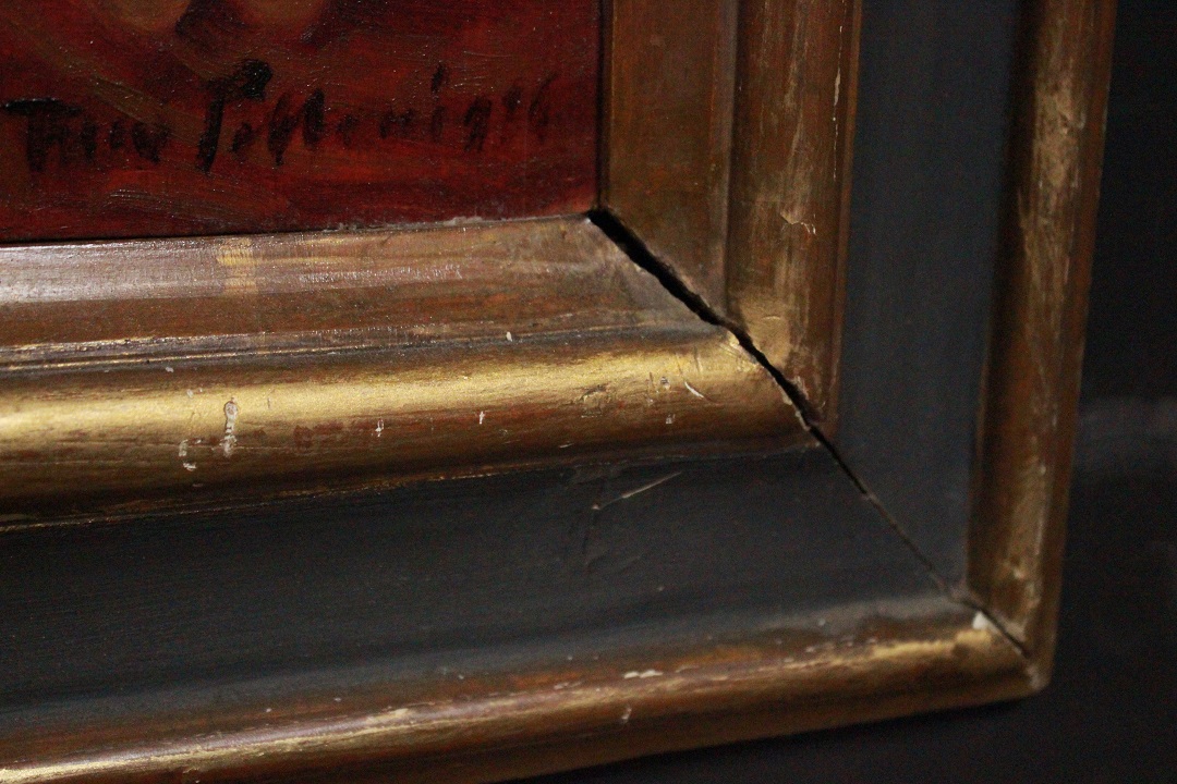 1068_quadro_paint_oil_painting_olio_su_tavola_natura_morta_1935_Novecento_cornice_frame_firma_firmato_Tino_Pelloni_Italia_ITA_11