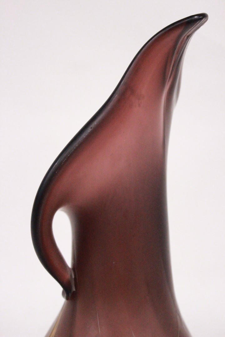 1077_vaso_vase_vetro_fucsia_viola_fiore_calla_Italia_Brescia_Roncadelle_4