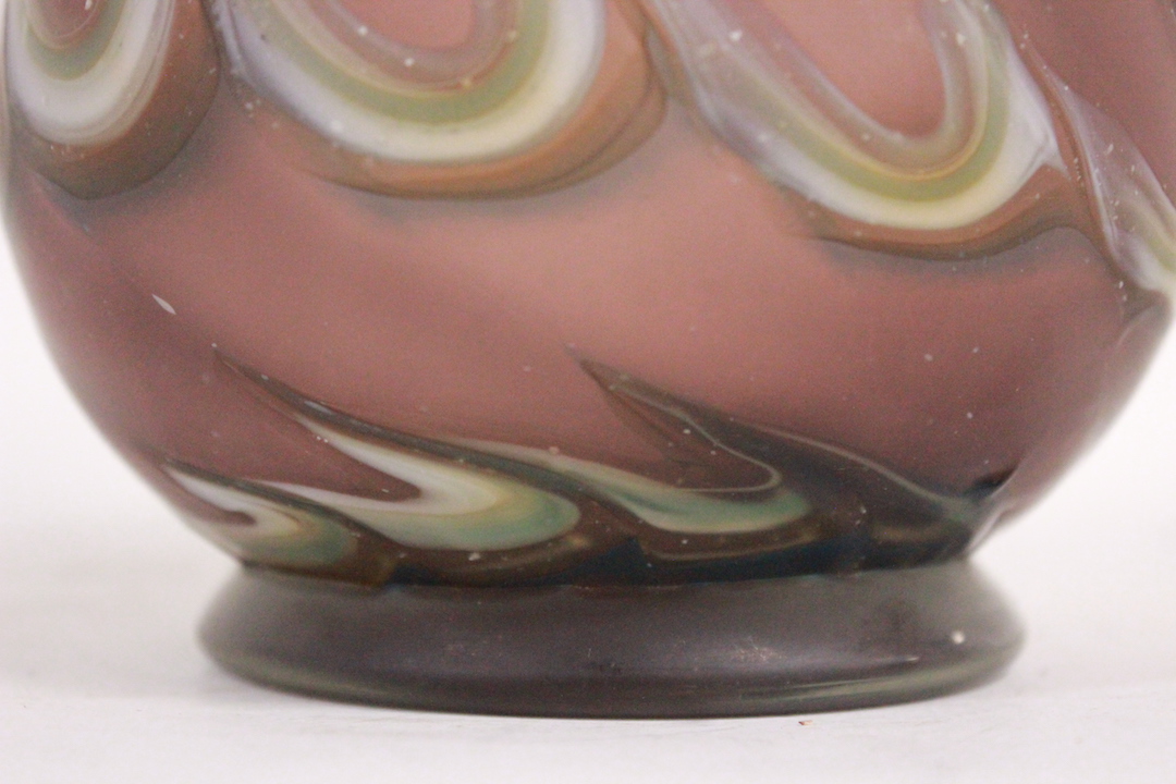 1077_vaso_vase_vetro_fucsia_viola_fiore_calla_Italia_Brescia_Roncadelle_5