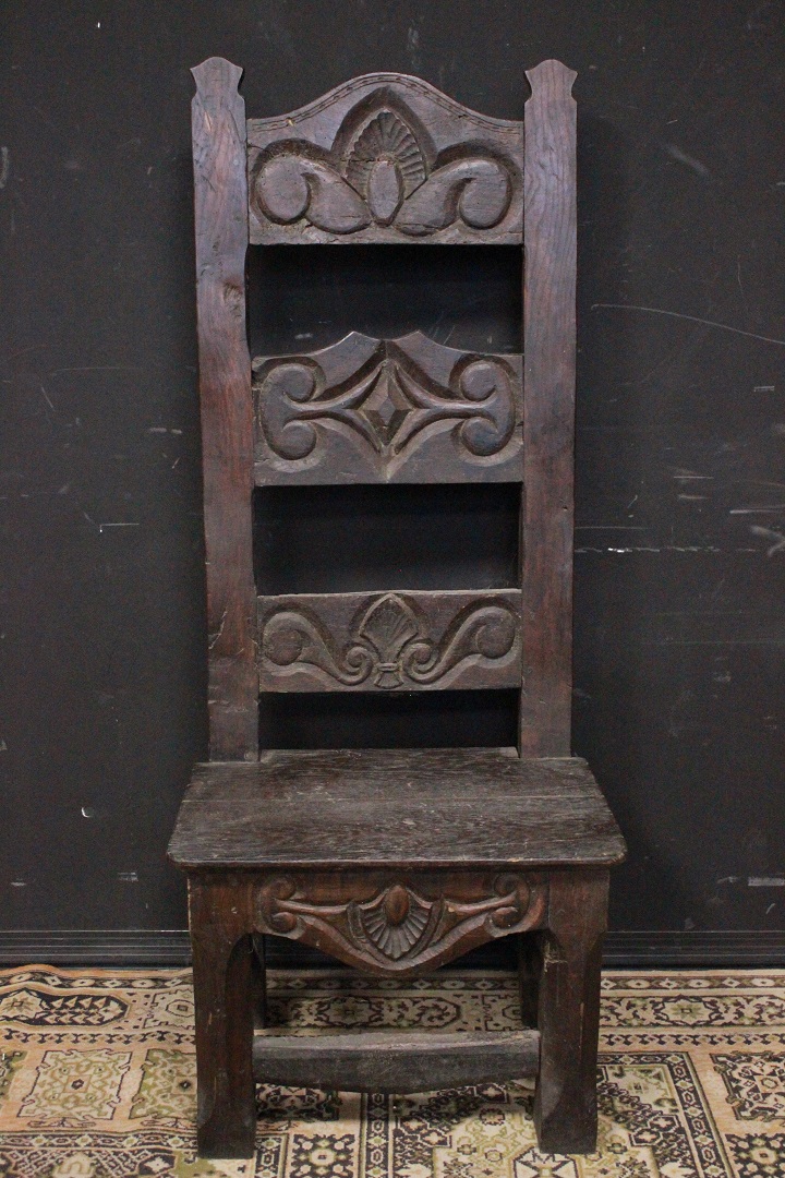 575_sedia_trono_scranno_legno_rovere_lavorato_wood_XVIII_XIX_secolo_francese_Francia_FRA_8