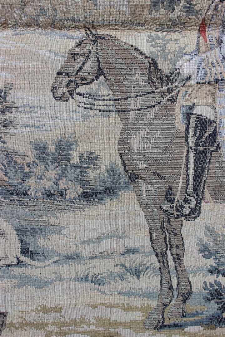739_arazzo_gigante_bosco_natura_caccia_nobili_paesaggio_XIX_secolo_1800_6