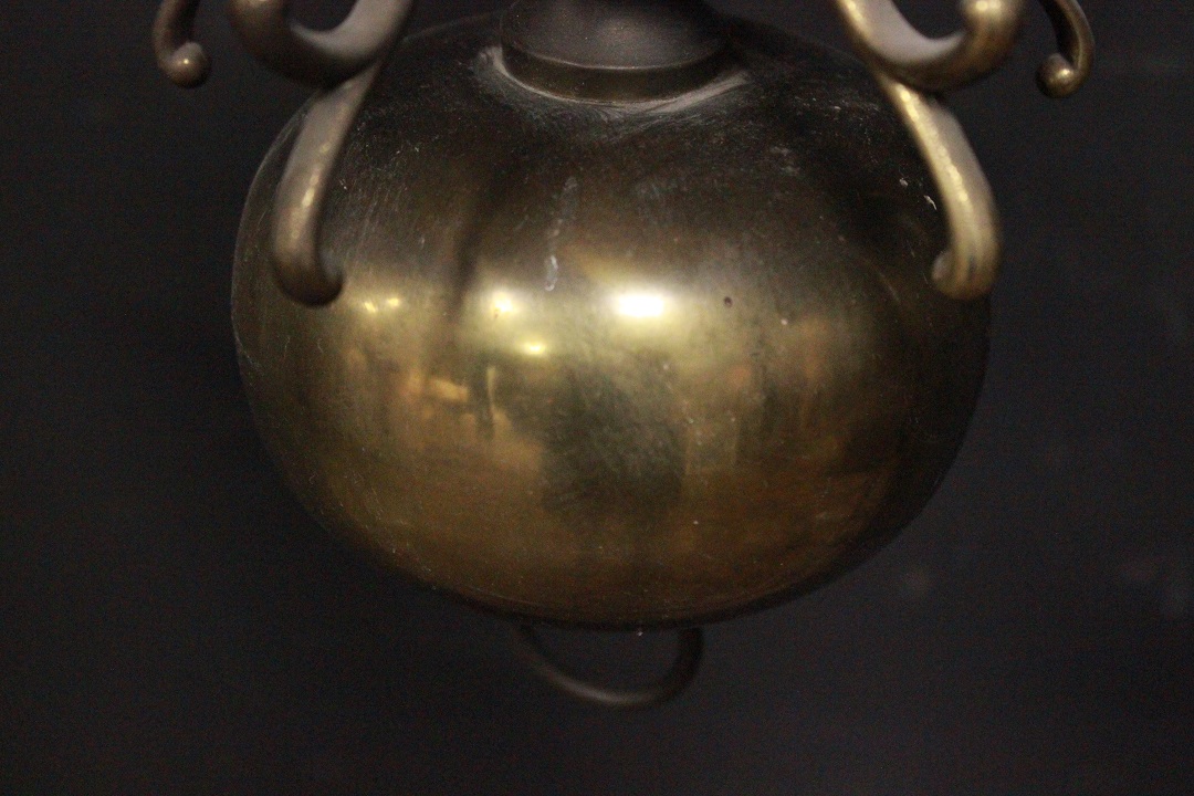 1103_lampadario_ottone_5_cinque_luci_luce_Brescia_Roncadelle_seconda_metà_XX_secolo_2