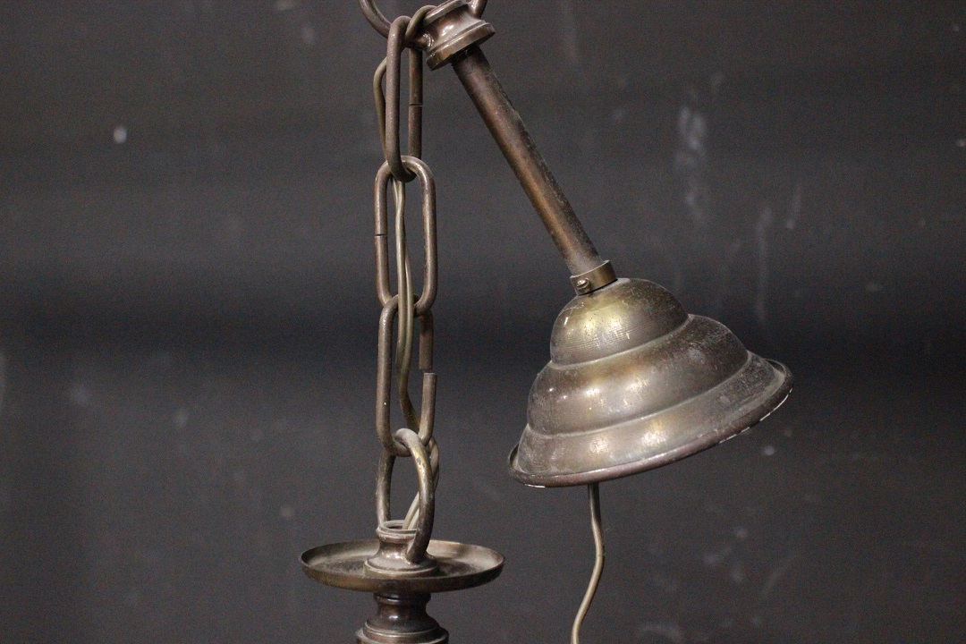 1103_lampadario_ottone_5_cinque_luci_luce_Brescia_Roncadelle_seconda_metà_XX_secolo_5