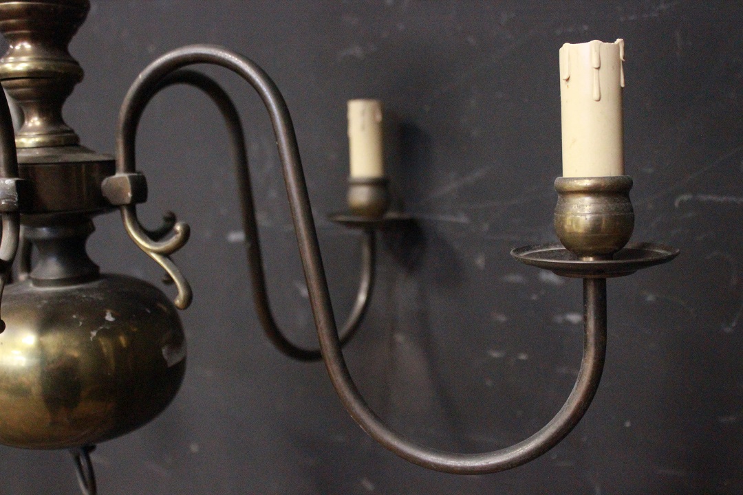 1103_lampadario_ottone_5_cinque_luci_luce_Brescia_Roncadelle_seconda_metà_XX_secolo_6