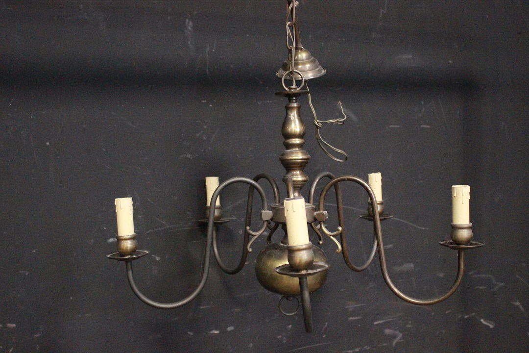1103_lampadario_ottone_5_cinque_luci_luce_Brescia_Roncadelle_seconda_metà_XX_secolo_8