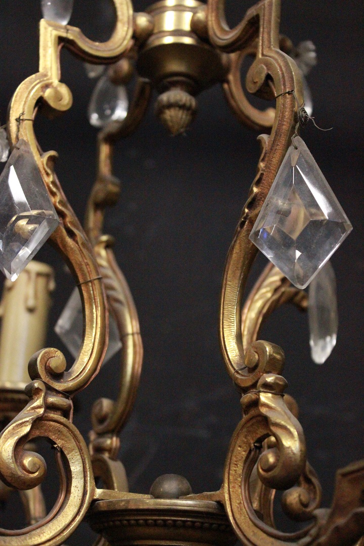1109_lampadario_4_quattro_luci_luce_vetri_decorativi_seconda_metà_X_secolo_Brescia_Roncadelle_5