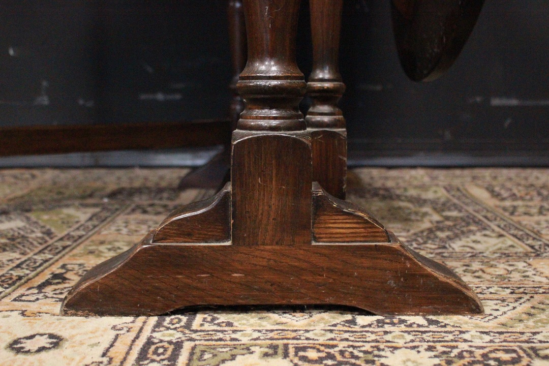 1118_tavolo_table_bandelle_legno_scuro_dark_wood_ovale_periodo_prima_metà_Novecento_1900_Brescia_Roncadelle_inglese_Inghilterra_UK_9