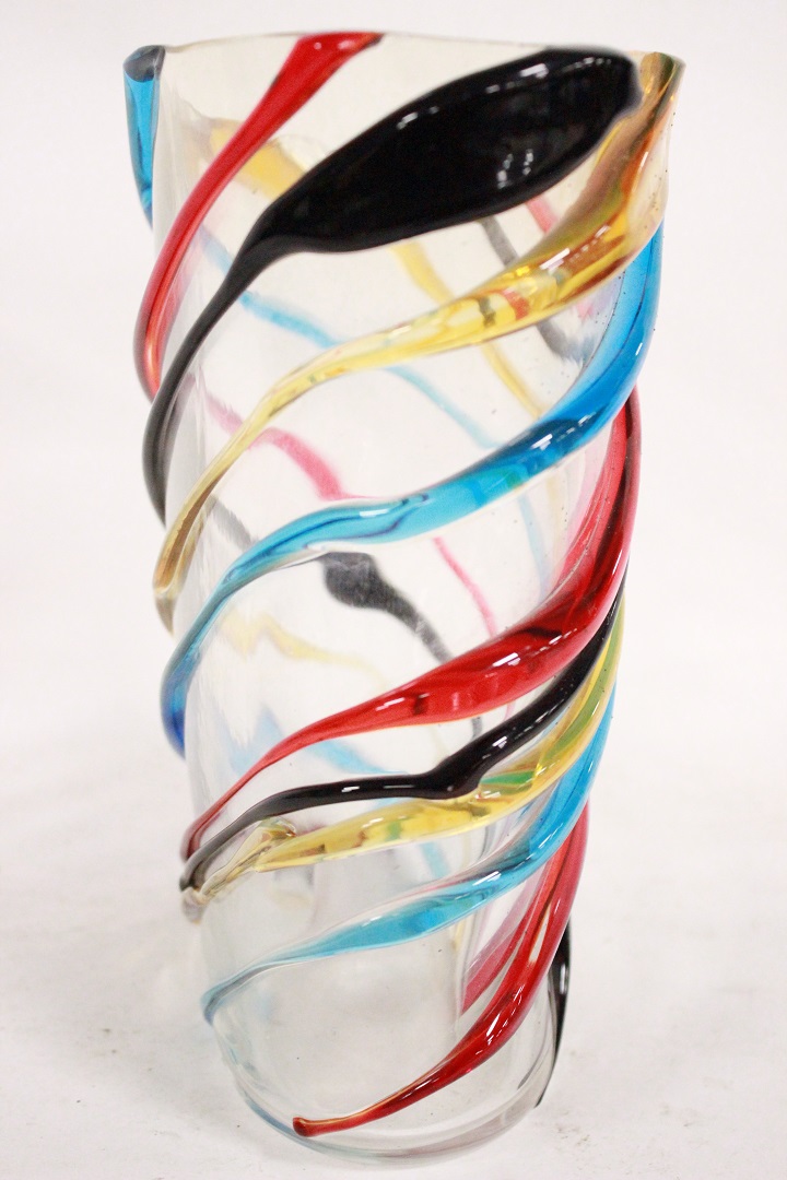 1165_vaso_vase_Murano_glass_vetro_spirali_firmato_signed_Cammozzo_certificato_artigianato_made_in_Murano_Venezia_Venice_Brescia_Roncadelle_4