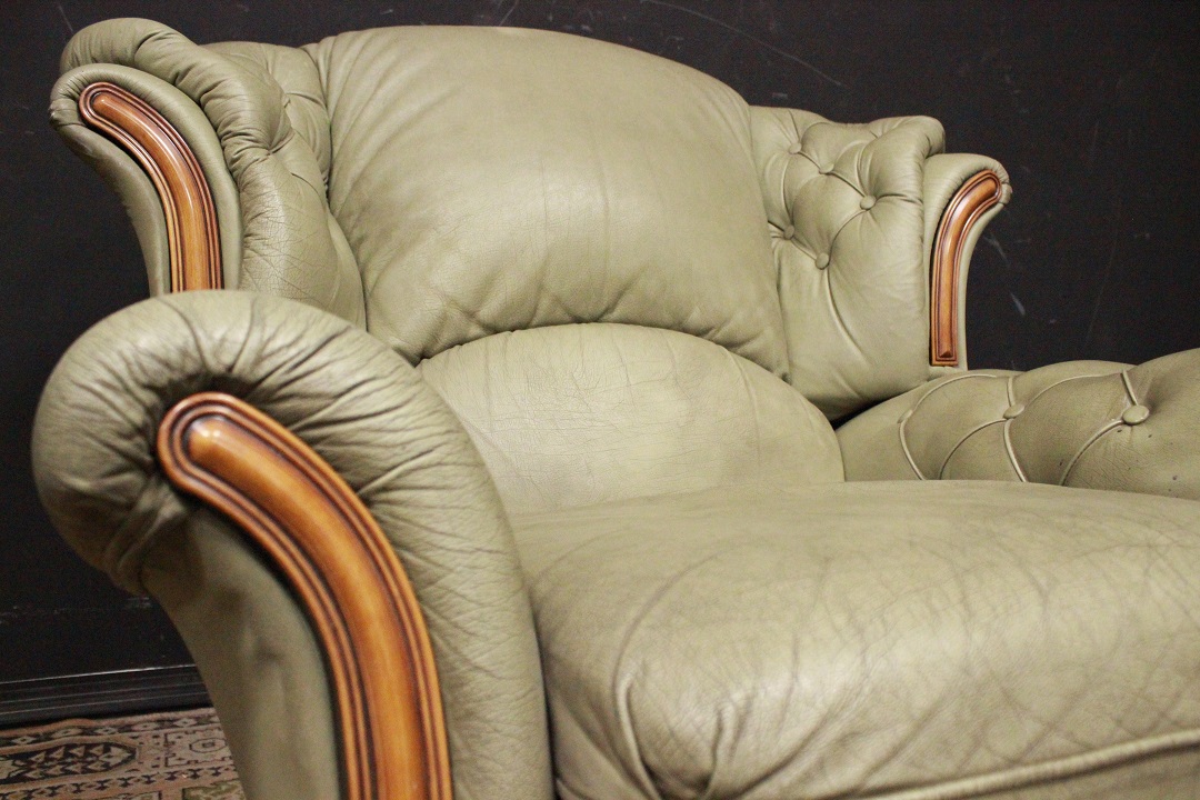 1180_poltrona_reclinabile_armchair_recliner_Chesterfield_Chester_originale_original_bergere_leather_pelle_verde_pallido_green_legno_wood_Brescia_Roncadelle_inglese_UK_5