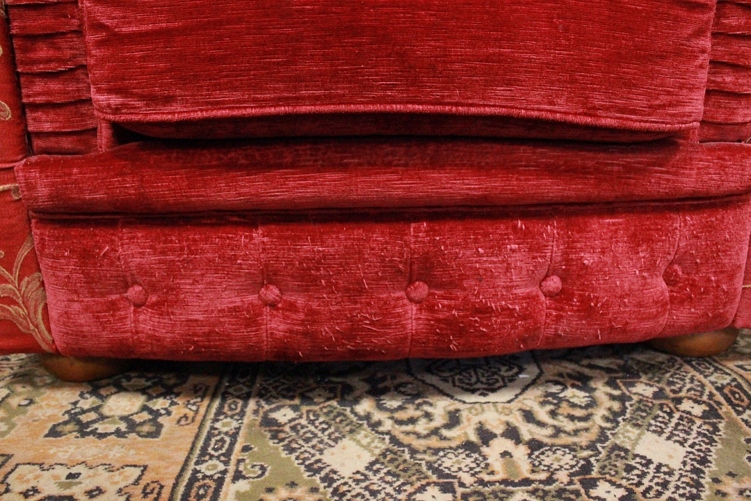 1214_coppia_double_due_poltrona_armchair_club_rosso_red_damascato_tessuto_stoffa_fabric_originali_seconda_metà_XX_secolo_Brescia_Roncadelle_2