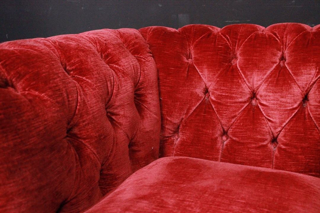 1214_coppia_double_due_poltrona_armchair_club_rosso_red_damascato_tessuto_stoffa_fabric_originali_seconda_metà_XX_secolo_Brescia_Roncadelle_4
