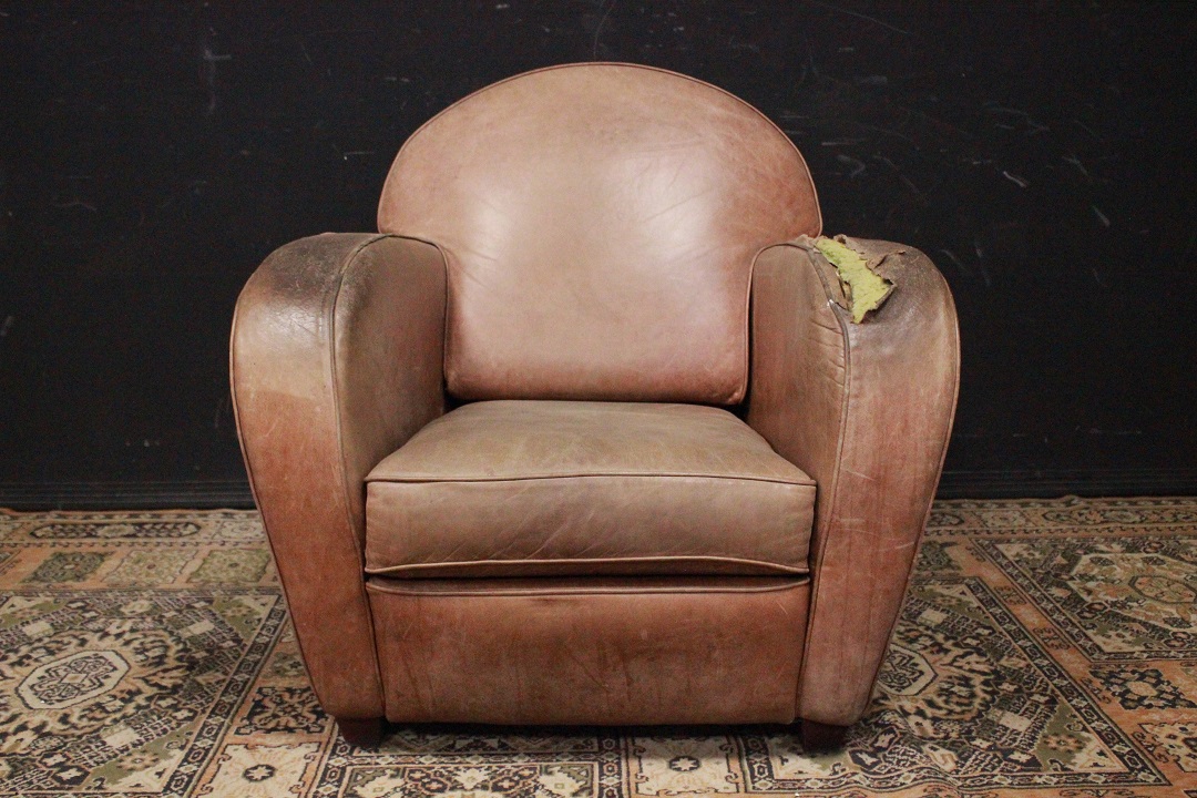 1222_poltrona_armchair_design_leather_pelle_marrone_chiaro_light_brown_Brescia_Roncadelle_francese_Francia_FRA_4