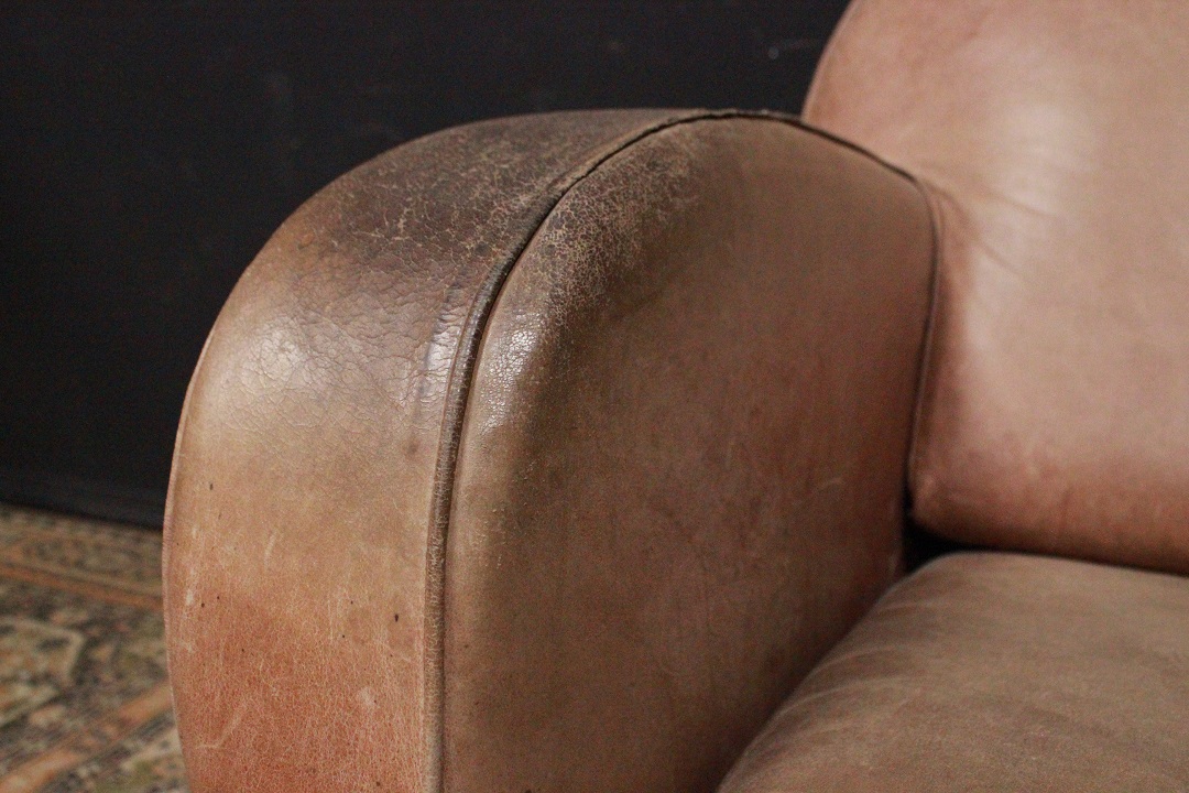 1222_poltrona_armchair_design_leather_pelle_marrone_chiaro_light_brown_Brescia_Roncadelle_francese_Francia_FRA_5